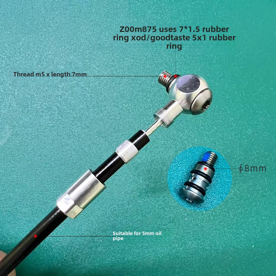 Zoom Lighting Kit - Фитинг масляной трубы гидравлического тормоза велосипеда,