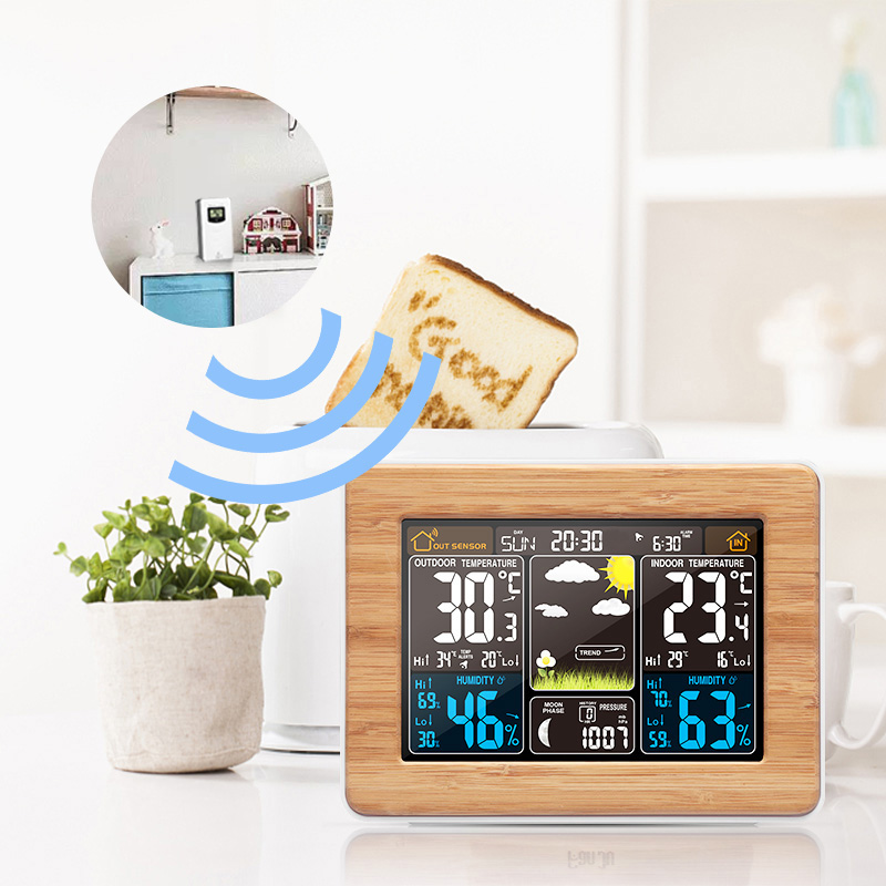 Led Desk Clock - FanJu будильник цифровые часы температура влажность