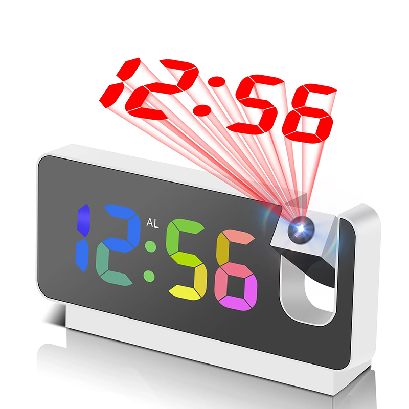 Led Desk Clock - Проекционный будильник, настольные часы с большим