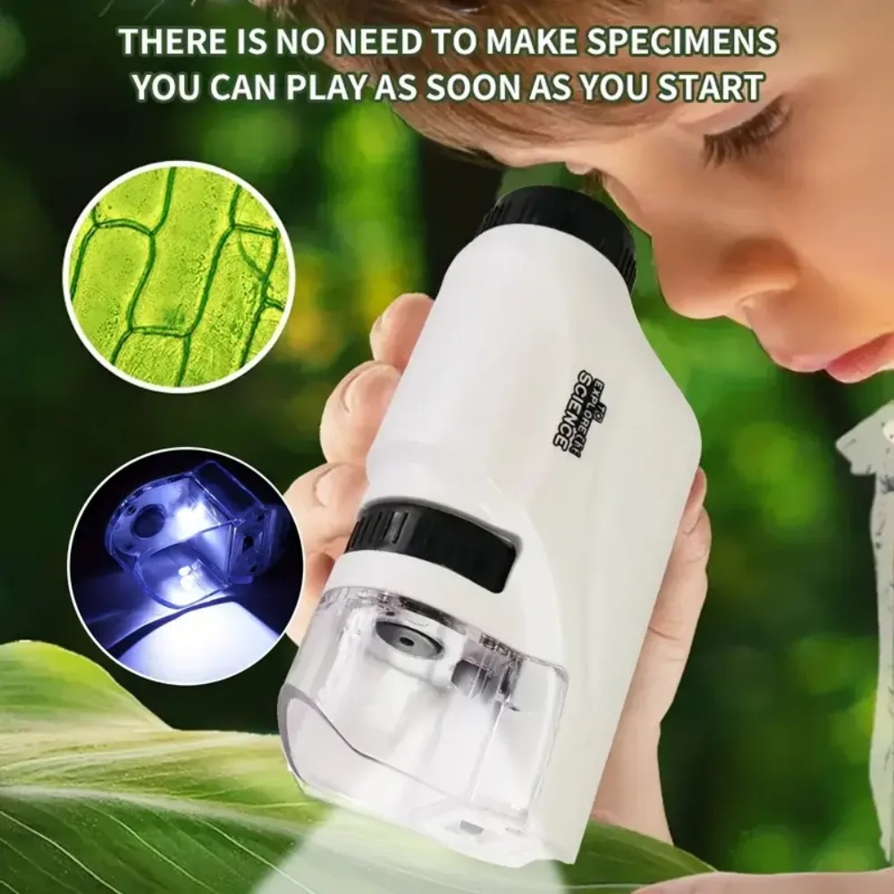 Zoom Lighting Kit - Миниатюрный карманный лабораторный портативный микроскоп с