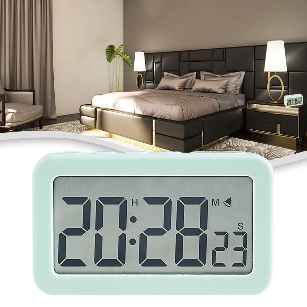 Led Desk Clock - Белый, розовый, светло-зеленый LED цифровой будильник