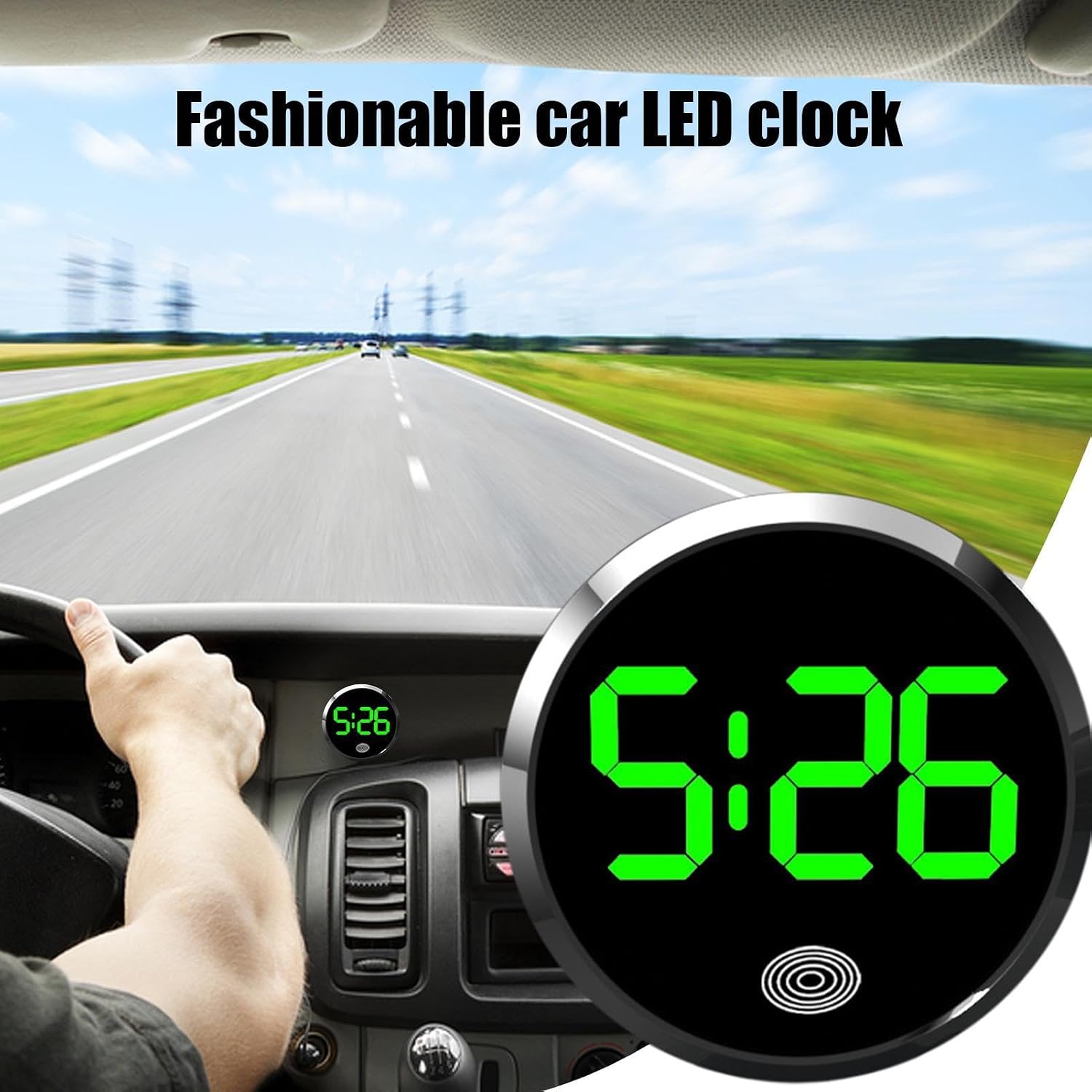 Led Desk Clock - Универсальные цифровые часы для приборной панели
