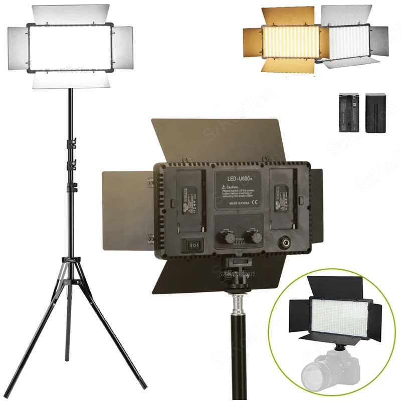 Zoom Lighting Kit - Светодиодсветильник лампа U800 U600 для фотостудии,