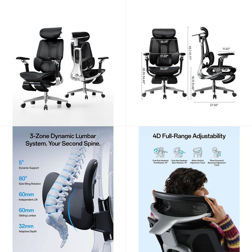 Ergonomic Office Chair - Эргономичное офисное кресло E3 Pro 2026