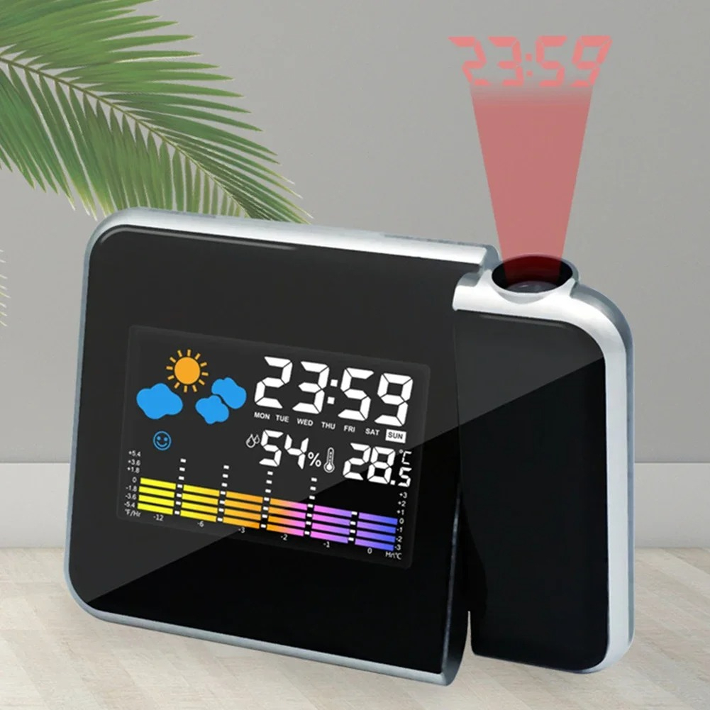 Светодиодные вращающиеся проек – обзор и цена Led Desk Clock