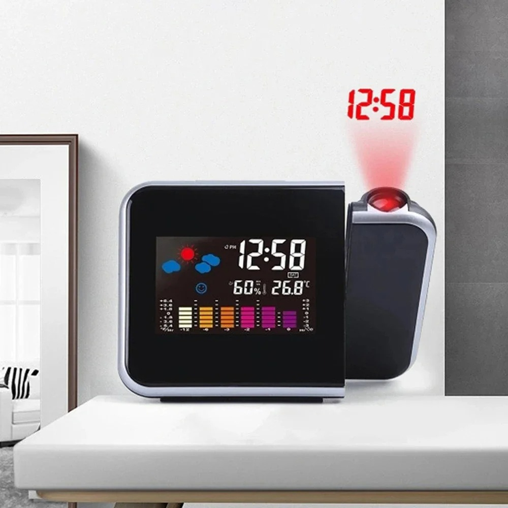 Светодиодные вращающиеся проек – обзор и цена Led Desk Clock