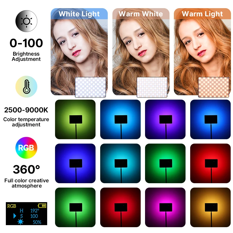 Ulanzi LT003 RGB видеосвет пол – обзор и цена Zoom Lighting Kit