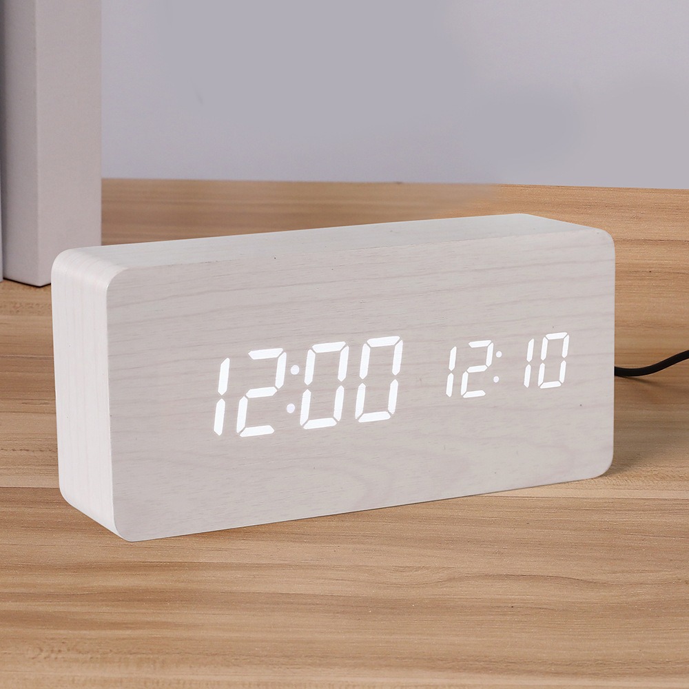 Деревянные цифровые часы-будил – обзор и цена Led Desk Clock