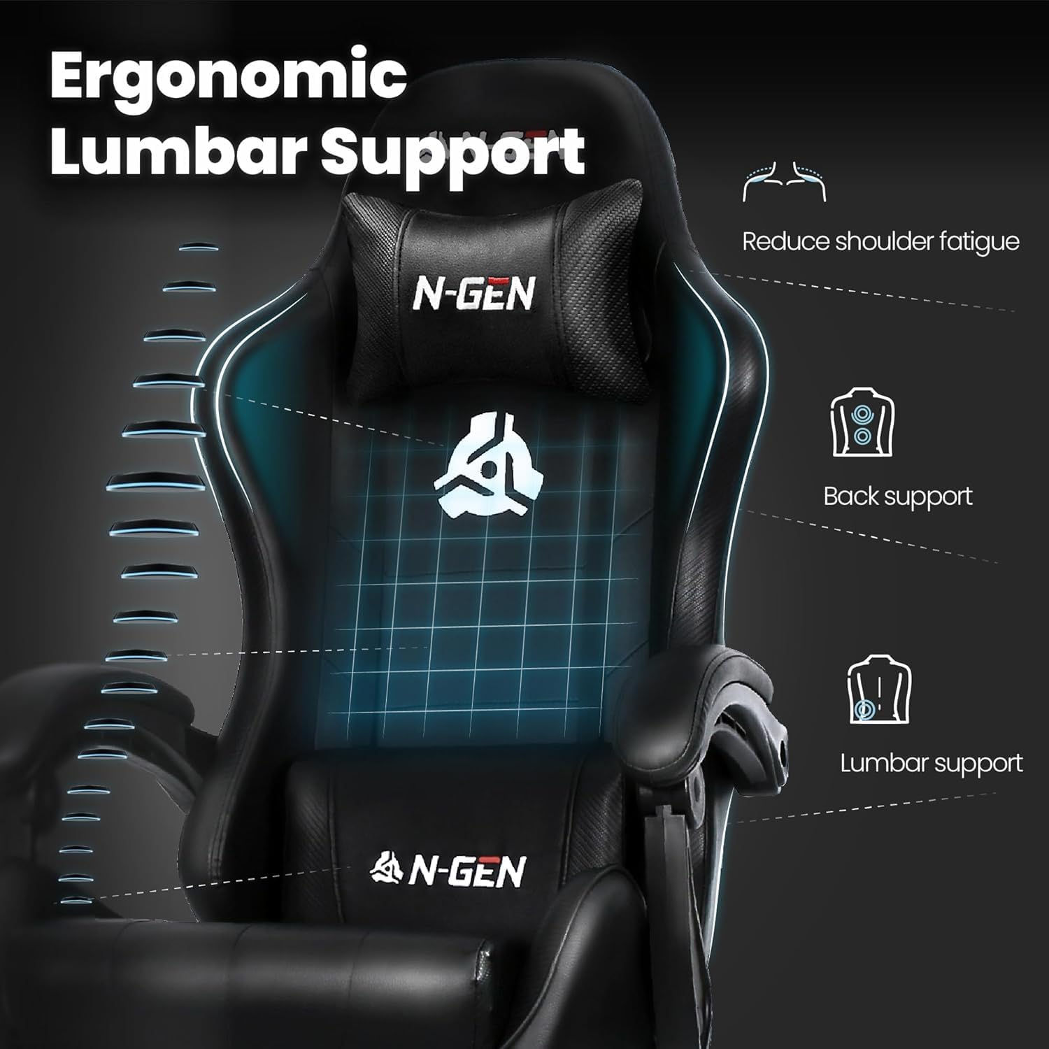 Игровое кресло с подставкой дл – обзор и цена Ergonomic Office Chair