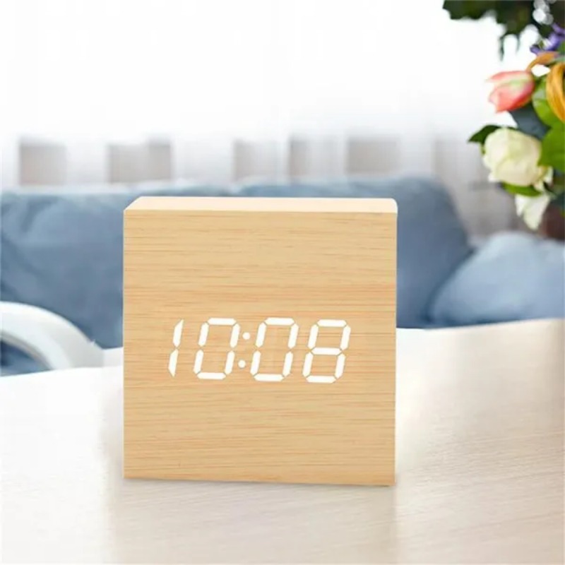 Цифровые электронные часы с го – обзор и цена Led Desk Clock