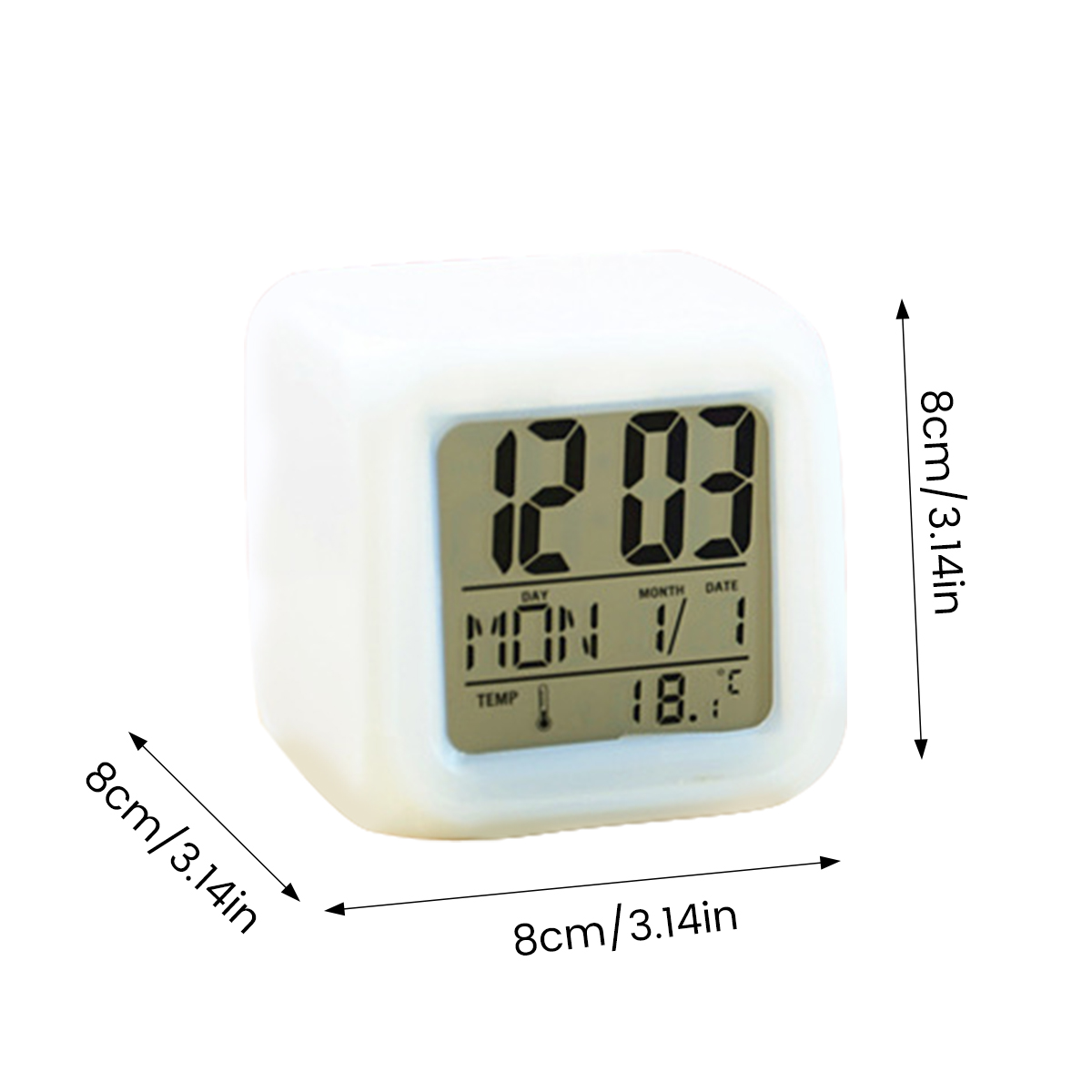 Светодиодный цифровой будильни – обзор и цена Led Desk Clock