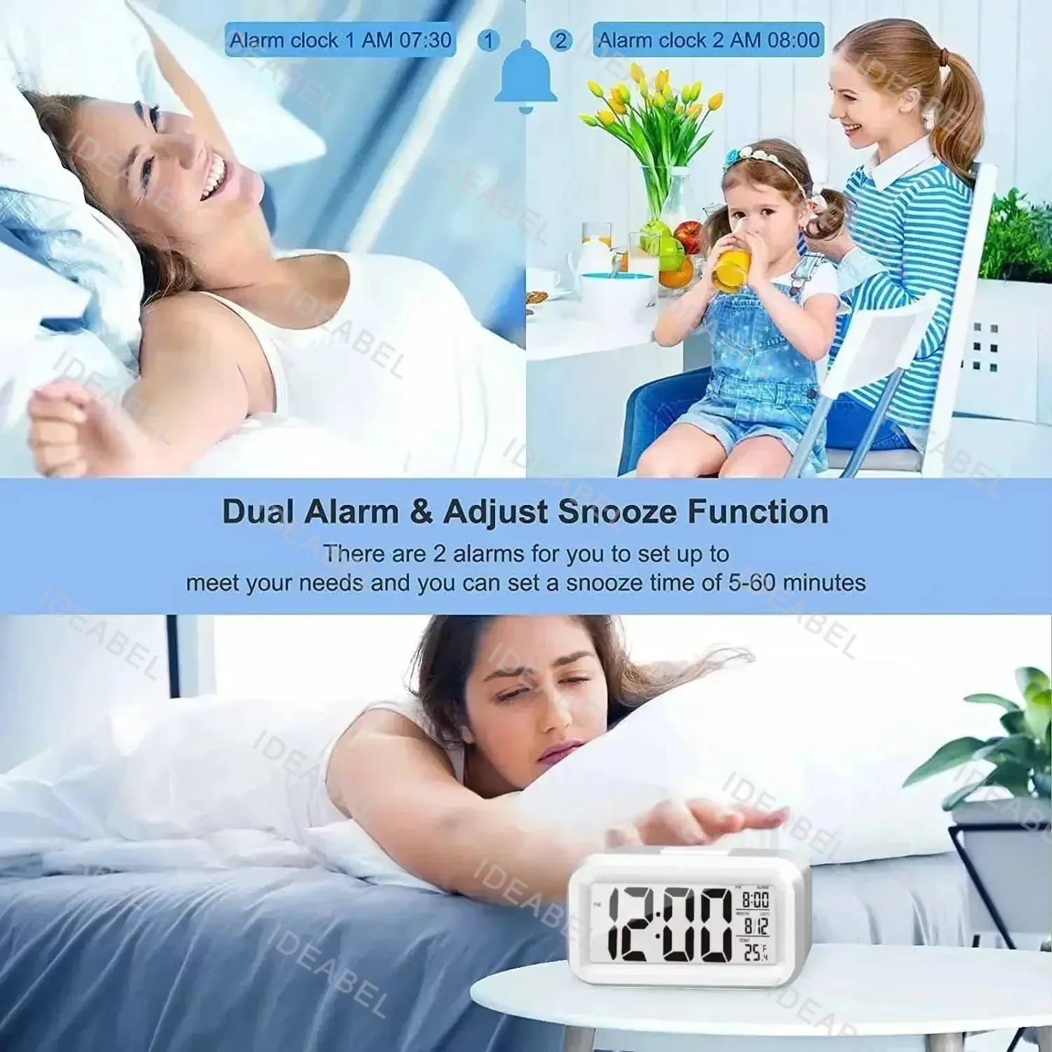 Светодиодный цифровой будильни – обзор и цена Led Desk Clock