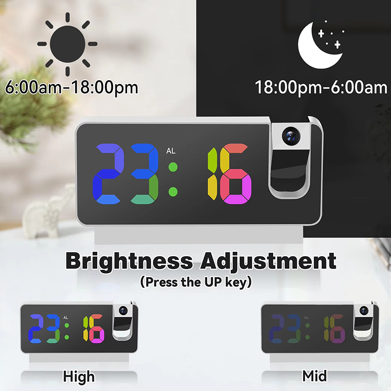 Проекционный будильник, настол – обзор и цена Led Desk Clock