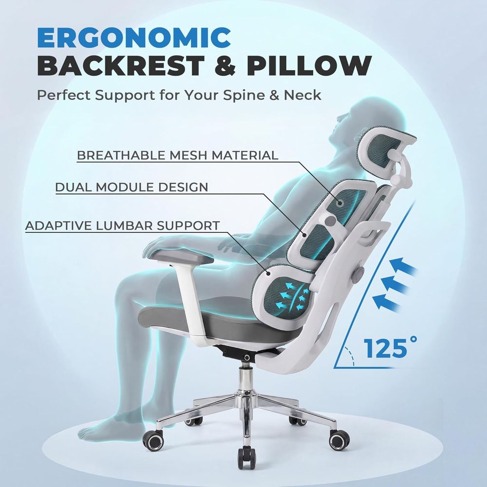 Эргономичное офисное кресло с  – обзор и цена Ergonomic Office Chair
