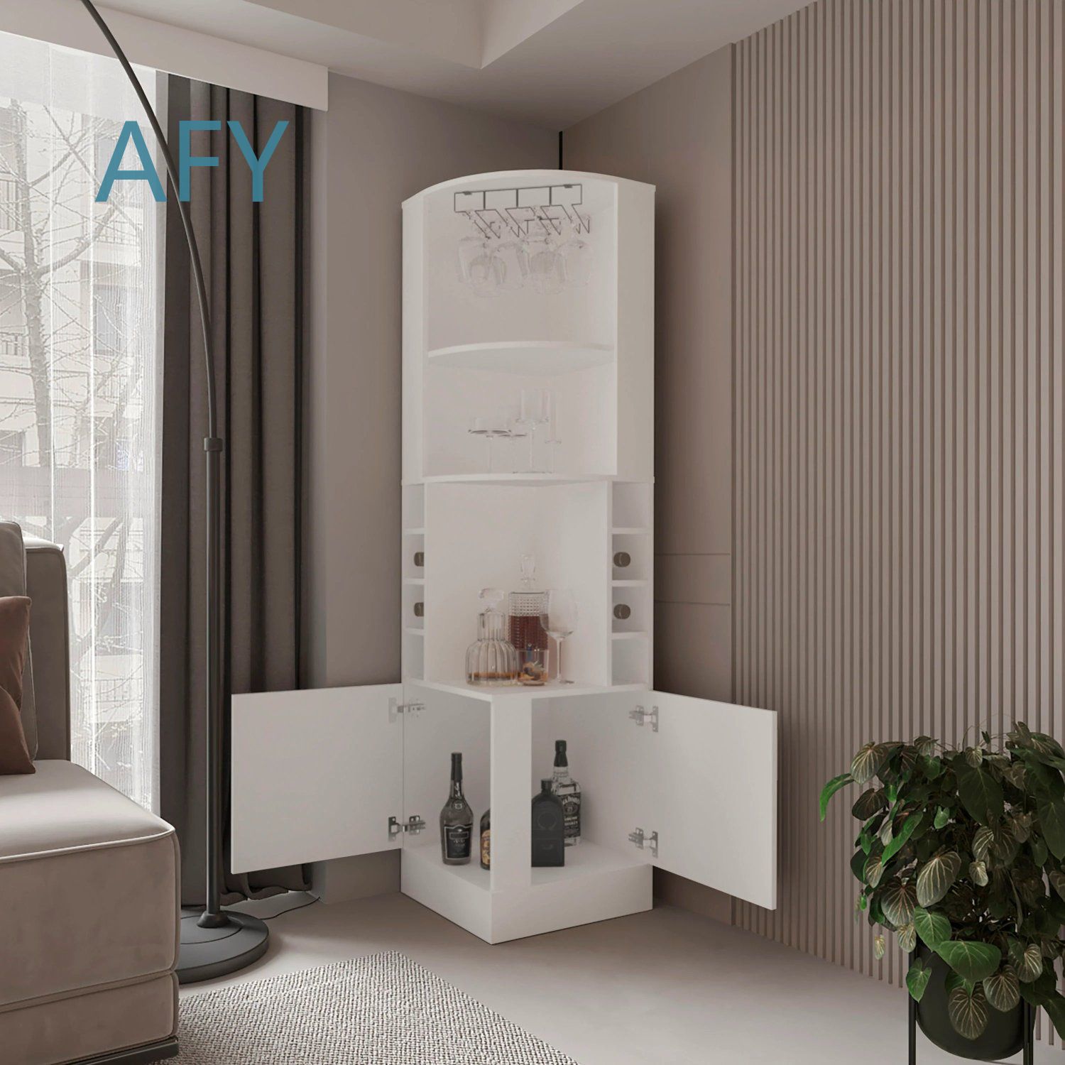 Белый угловой барный шкаф с ви – обзор и цена Home Office Of Ikea