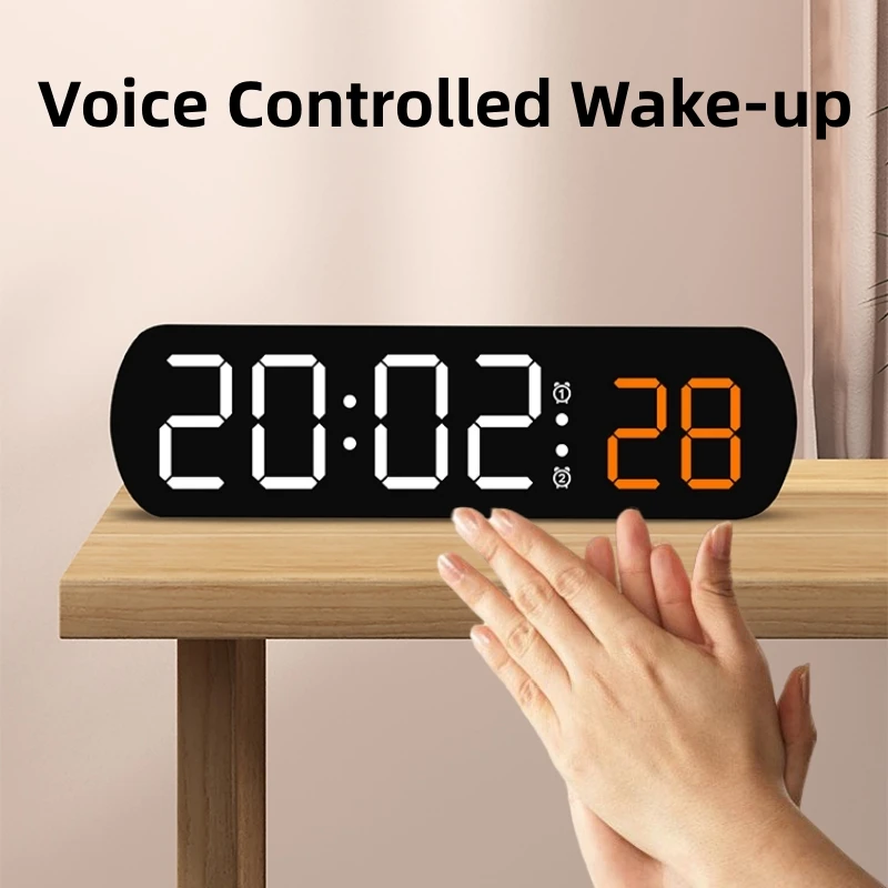 Цифровой будильник с голосовым – обзор и цена Led Desk Clock