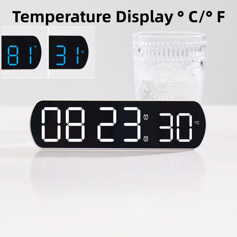 Цифровой будильник с голосовым – обзор и цена Led Desk Clock