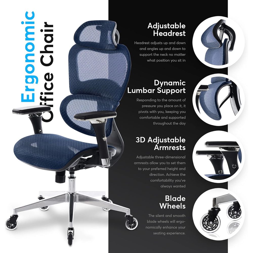 Эргономичное офисное кресло с  – обзор и цена Ergonomic Office Chair